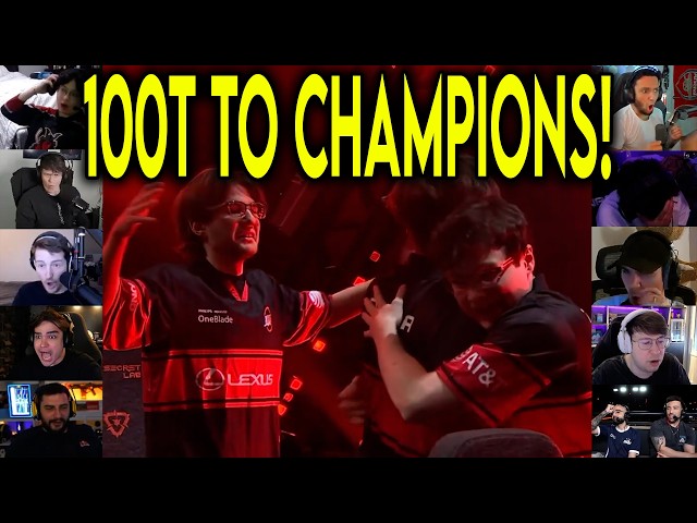Valorant Streamers React To 100T Qualifying For Champions Shanghai After Beating NRG In VCT