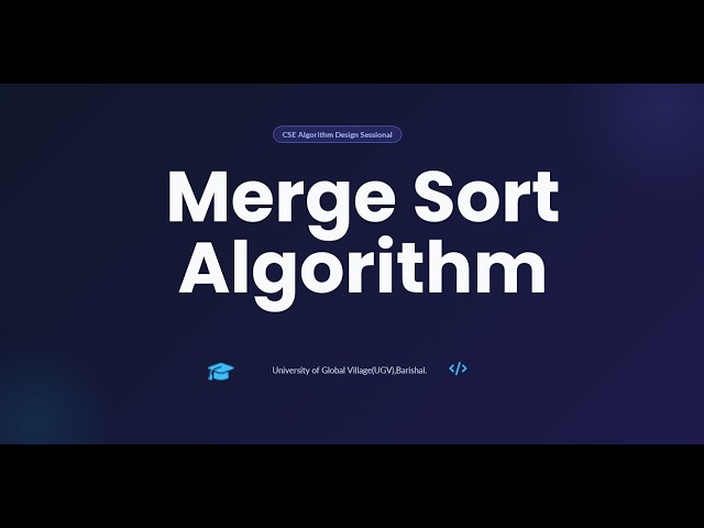 Implementation of the Merge Sort Algorithm using the Divide-and-Conquer Technique