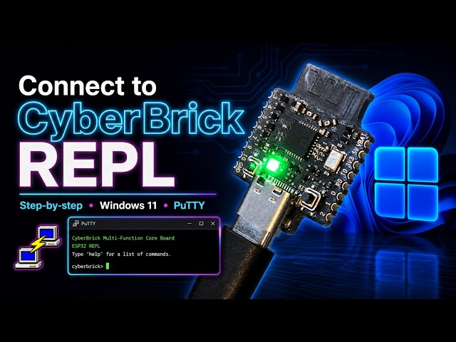 Using PuTTY to connect to CyberBrick Multi-Function Core Board