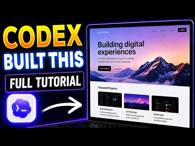 How to Build Websites with Codex (Full Guide)