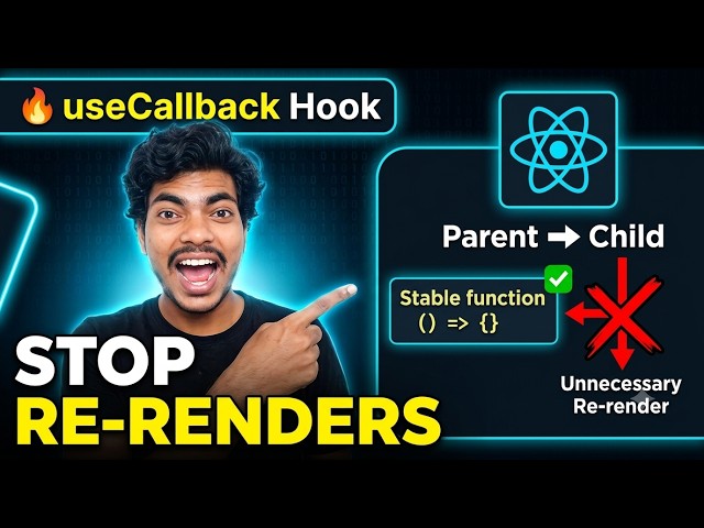 useCallback Hook in React | Complete Guide with Real Examples