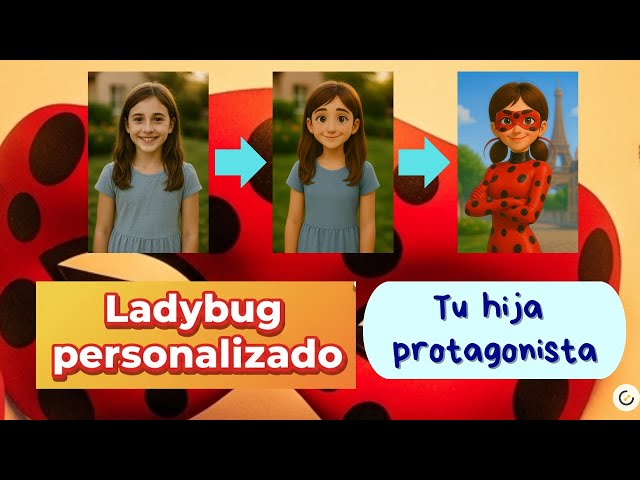 Cómo convertí a mi hija en Ladybug - ChatGPT, Veo3, Capcut