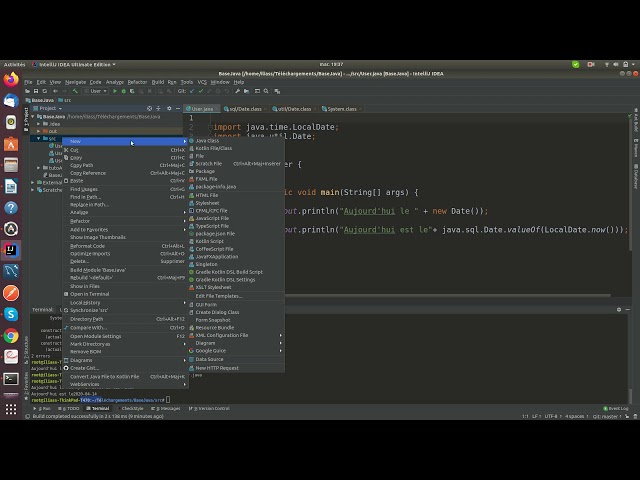 Java - packages bases