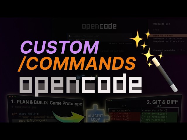 Make OpenCode Do Anything: How to Build Custom Slash Commands