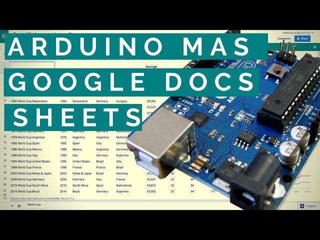 #Streaming Uniendo Arduino y Google Docs Sheets con NodeJS