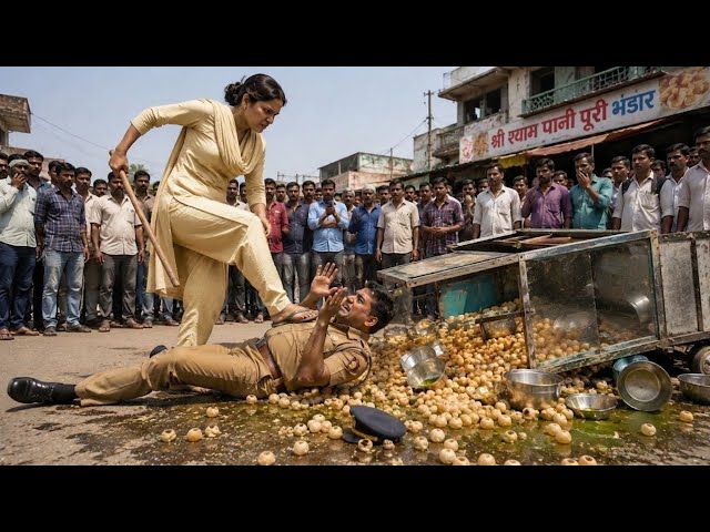 आम बेचने वाली लड़की निकली IPS! इंस्पेक्टर की खुली पोल तो सबके उड़ गए होश 😱 