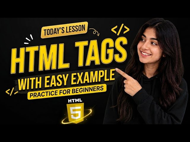 HTML Tags Tutorial for Beginners | HTML Practical Examples (Urdu/Hindi)