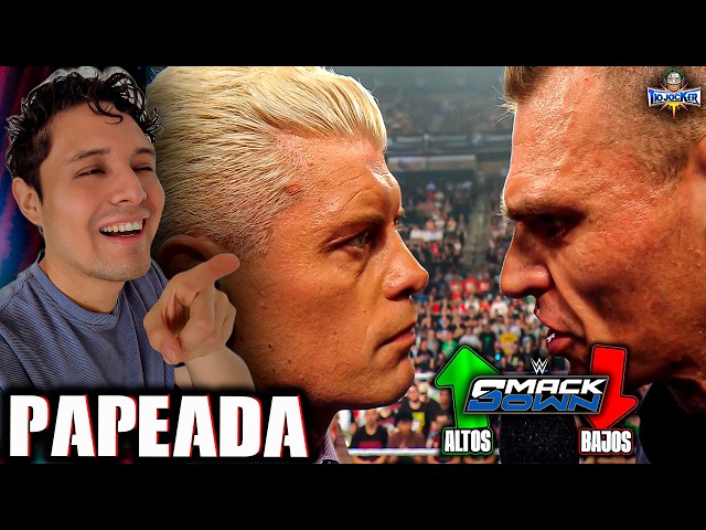 GUNTHER SE PAPEA a CODY RHODES 😂 TIENE QUE PERDER EL TÍTULO YA!! - ALTOS y BAJOS SMACKDOWN