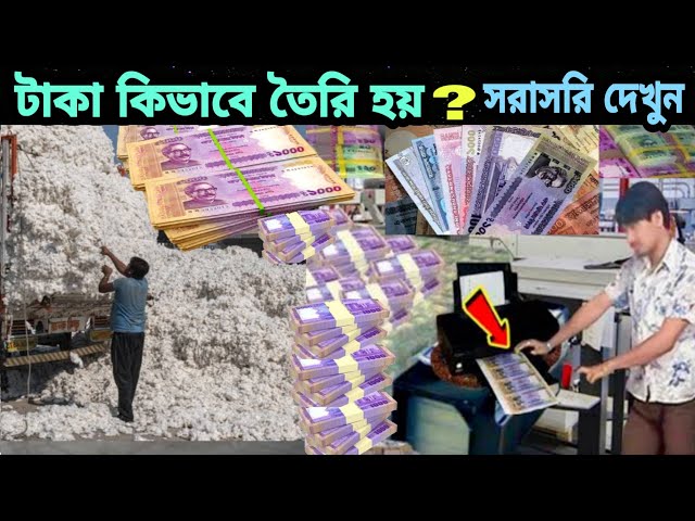 সরাসরি দেখুন ফ্যাক্টরিতে কিভাবে ও কি দিয়ে টাকা তৈরি হয়। Money Factory