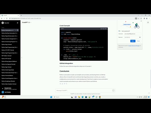 python automation scripts examples github