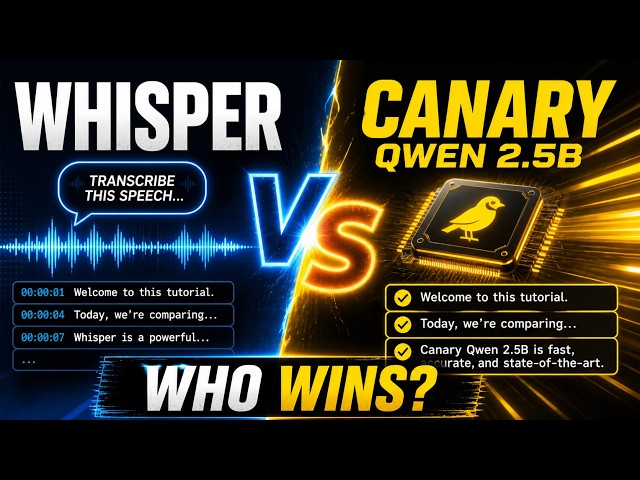 The New Best AI Subtitle Model? Canary Qwen 2.5B Tested Against Whisper Large V3