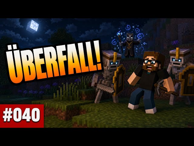Skeleton Vanguard Raid and Building a Chicken Farm⚔️ | Minecraft Let's Play #040