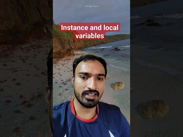 instance and local variables #java #javatutorial