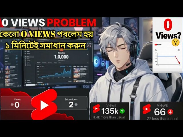 জিরো ভিউজ পবলেম haw  0 views problemYouTube Shorts-এ Zero Views? এই ভিডিওটি অবশ্যই দেখুন!