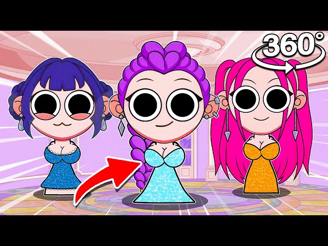 SPRUNKI HUNTR/X GLOW UP React In 360! | Kpop Demon Hunters