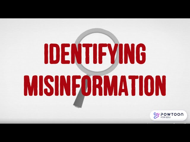 Identifying Misinformation