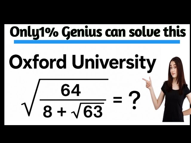 Solving Harvard university entrance exam|Olympiad Math Solution|Algebra Math|USA can you solve this 
