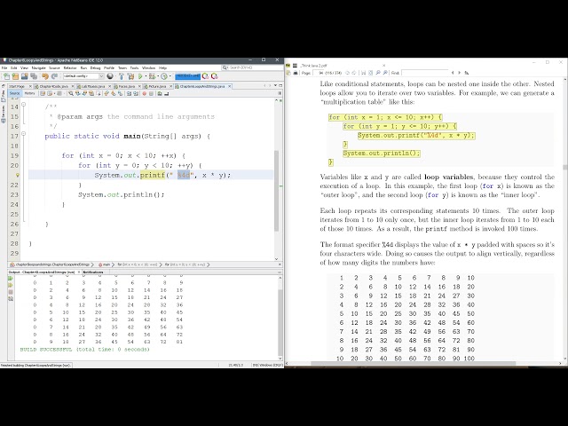 CS 161 6.4 Nested Loops