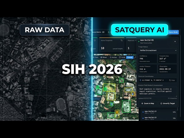 SatQuery AI – SIH 2026 Working Prototype | PS SIH26167 | ISRO Satellite Intelligence Platform