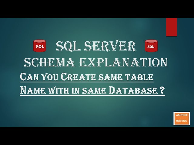 What I Learned from Mastering SQL Server Schema in Just 30 Days