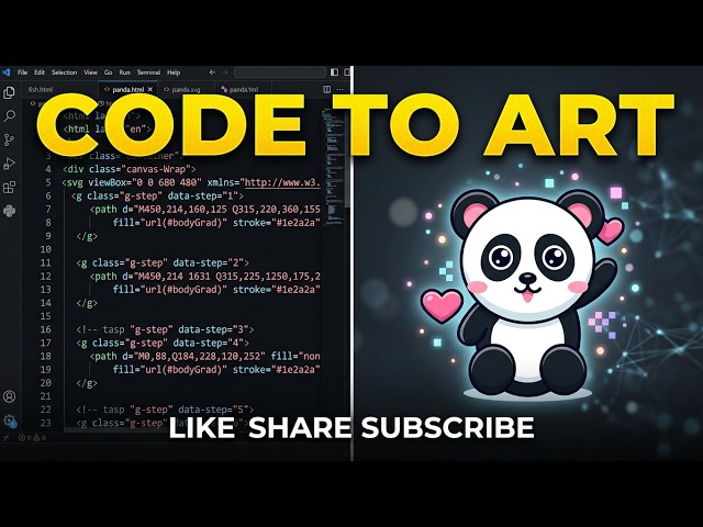 #panda #viral #code #like #share #subscribe #youtube