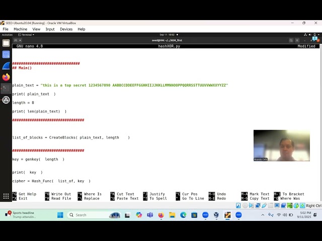 A hash XOR algorithm in Python