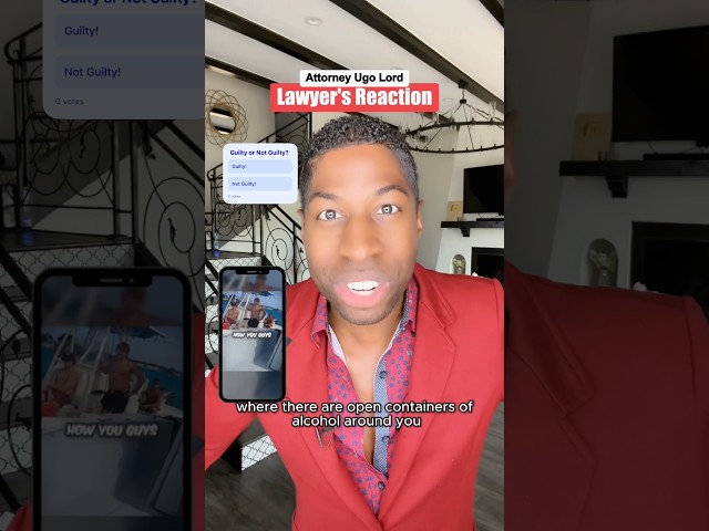 Police Officer Catches Teens With Alcohol on Boat — Are They All Guilty? Attorney Ugo Lord Reacts!