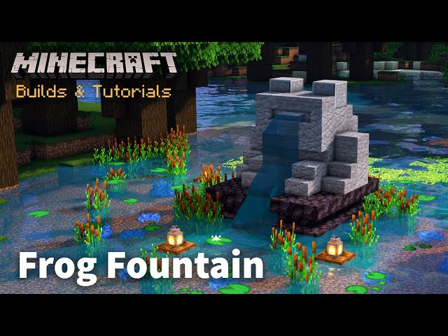 Automatic Frog Fountain - Minecraft Tutorial