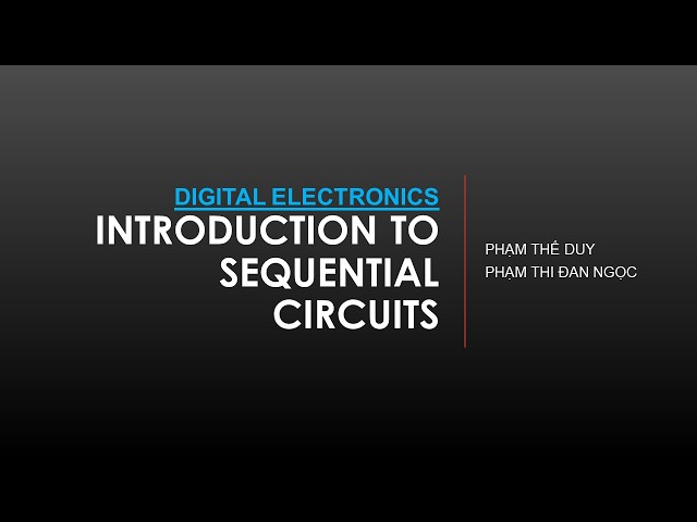 Module 1 Introduction to Digital Electronics