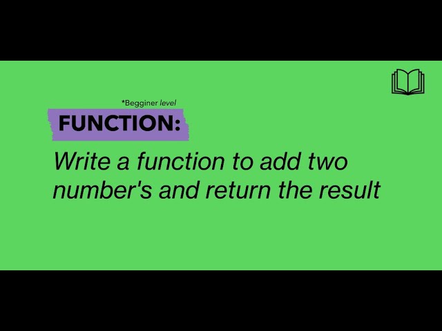 FUNCTION (BASIC PRACTICE PROGRAM) java script pt: 1;