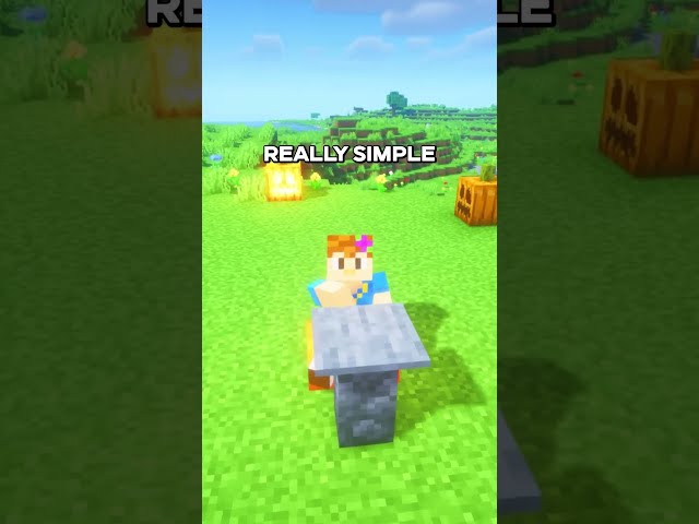 How to build a COOL Table in Minecraft