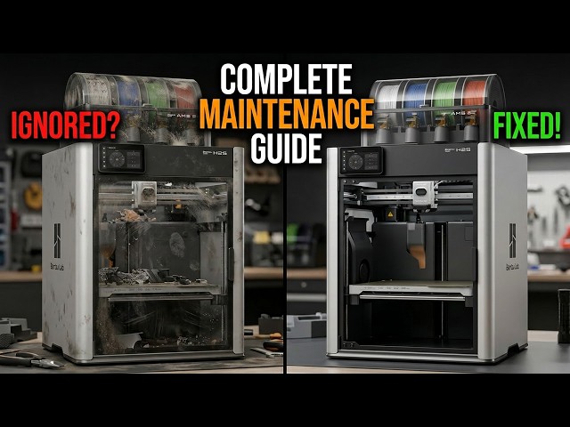 Bambu H2S Maintenance Guide: Keep Your 3D Printer Running Like New