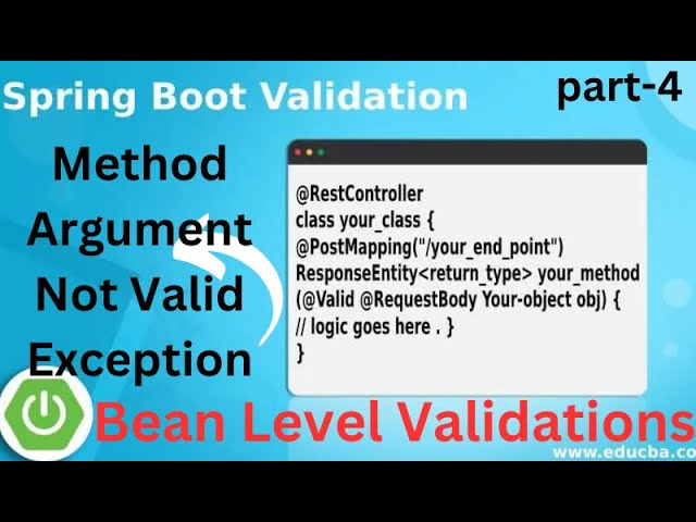 Method Argument NotValid Exception in SpringBoot | Spring Validations Exception| Spring Boot