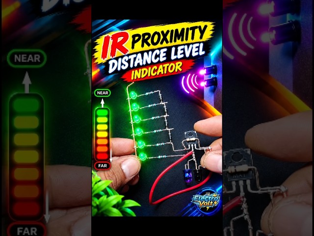 IR Proximity Distance Level Indicator 🔥🔥 #electrovolt