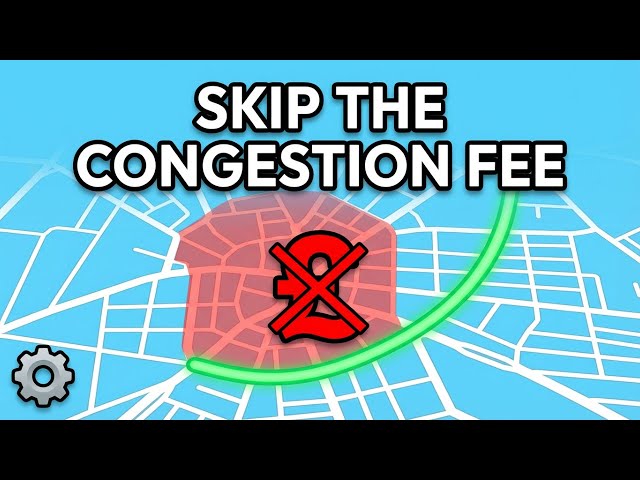 How to Avoid Congestion Charge on Waze!
