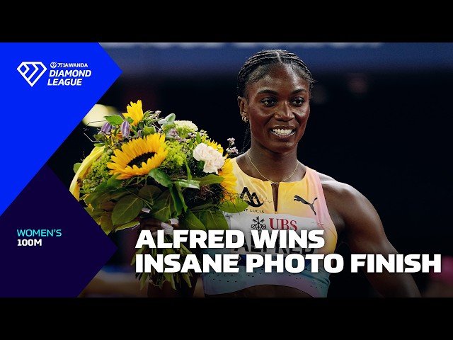 Alfred beats Jefferson-Wooden in 100m PHOTO FINISH in Zurich - Wanda Diamond League 2026