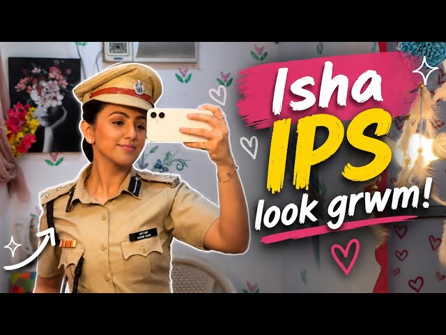 Isha IPS Look GRWM!! Husband is a celibate