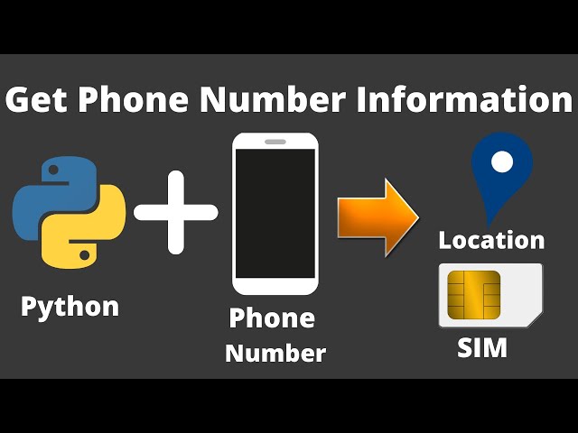 How to get Phone Number Information using Python | Python project | Get Phone number details #python