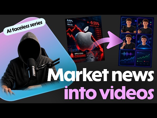 How to Create Faceless Finance Videos with AI | AI Faceless Series EP. 7