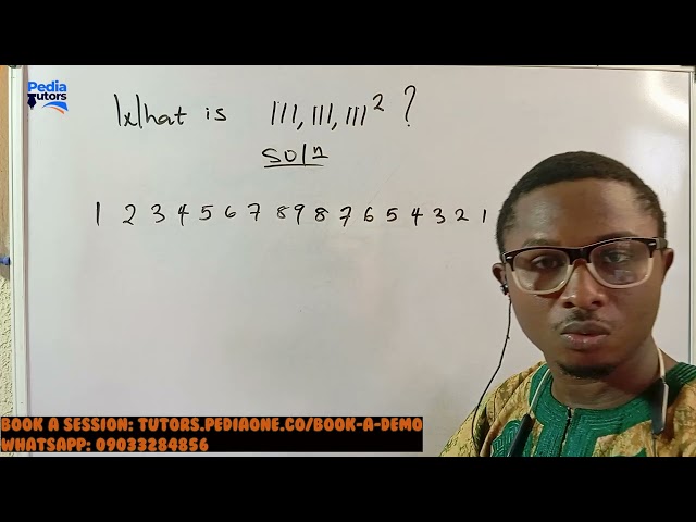 Find the Square of 111,111,111 | Amazing Number Pattern in Maths
