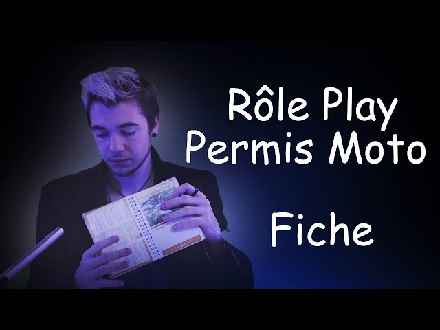 🚲Asmr : Permis Moto (les Fiches ) 🚲