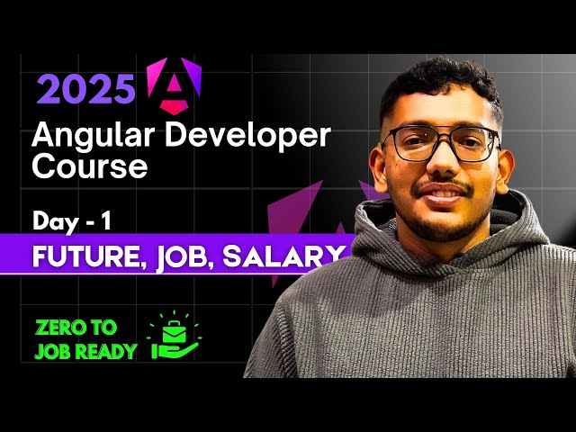 Angular Career Path, Salary, Roadmap | Angular Tutorial for Beginners in Hindi 2025 | Angular 18