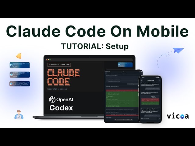 How to Setup Vicoa - Vibe Code Anywhere in Terminal | Claude Code | Codex