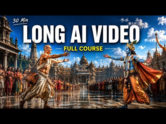 Create 30 Minute Long AI Videos (100% FREE) Like ‪@sarvatrahindutva‬ | Full Workflow