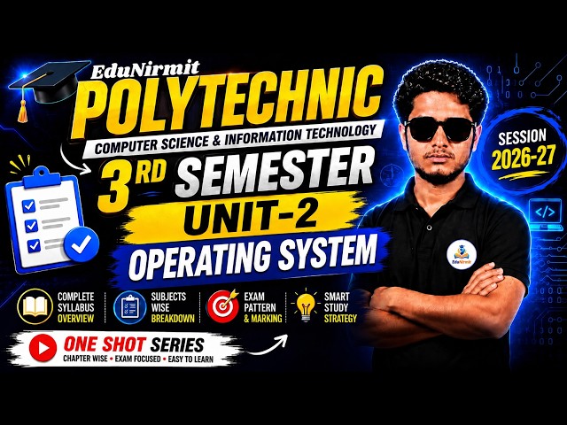 🔥 Unit - 2 || OneShot || Operating System || CS / IT 3rd Semester BTEUP   ⁨@EduNirmit⁩