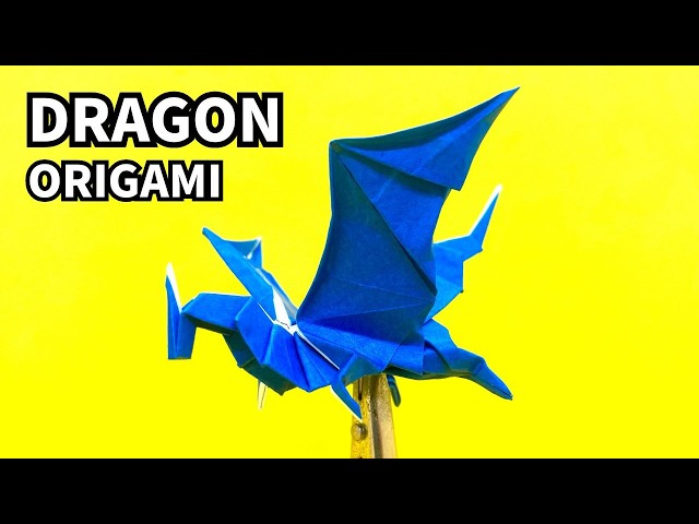 Origami Dragon | How to Make an Easy Cool Paper Flying Dragon | Epic Design Tutorial (No.15)