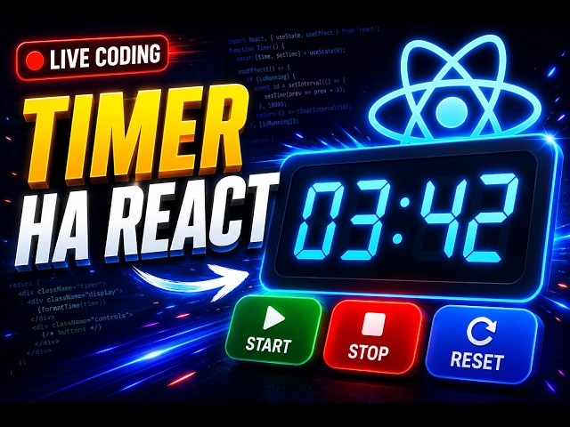 Пишем таймер на React с нуля | Live Coding как на собеседовании