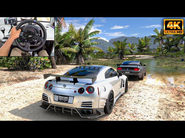 Nissan GTR NISMO & Ford Mustang Shelby GT500 | Forza Horizon 5 | Thrustmaster T300RS gameplay