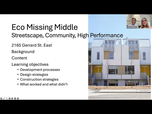 OAA Webinar: Eco Missing Middle: Streetscape, Community, High Performance