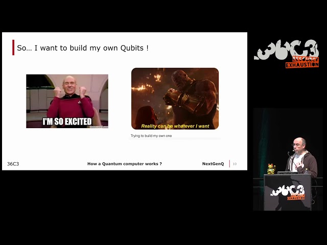 36C3 -  Build you own Quantum Computer @ Home - 99% of discount -  Hacker Style ! - deutsche Überset